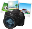 Vector: Photo camera illustration Photo camera illustration