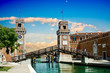 View of the Arsenale in Venice