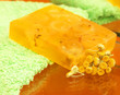 Soap with a towel on a regiment