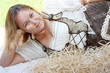 Frau im Trachtenkleid