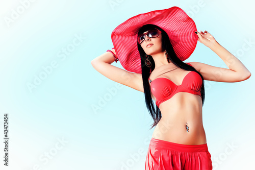 Photo: red bikini red bikini