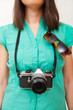 Foto: Portrait of a happy young tourist Portrait of a happy young tourist