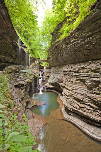 Photo: waterfall in Watkins Glen State Park waterfall in Watkins Glen State Park