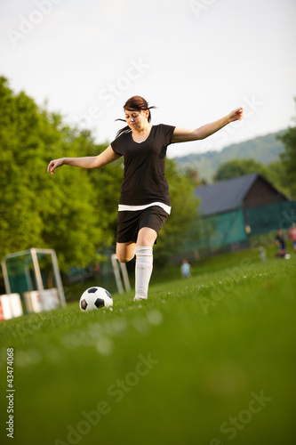 Photo: Fußballerin Fußballerin