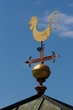 old weathercock on roof