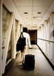 Business woman traveling