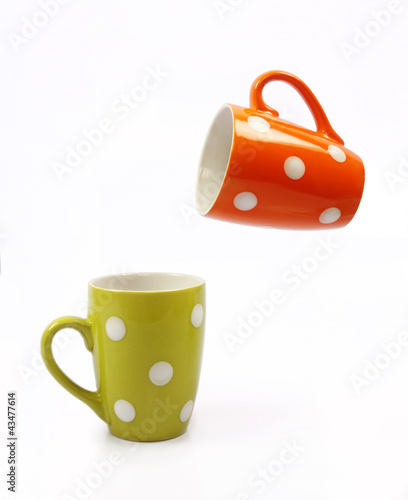 Photo: Colorful Coffee Cups Colorful Coffee Cups