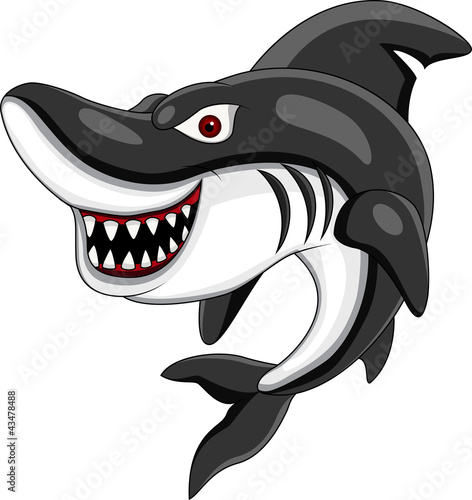 Vetor: Smiling shark Smiling shark