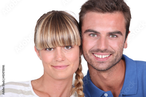 Photo: portrait of a young couple portrait of a young couple
