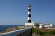 Black and White lighthouse at Cap d'Artrutx - Menorca Black and White lighthouse at Cap d'Artrutx - Menorca