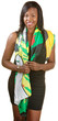 Photo: Pretty Black Woman in Scarf Pretty Black Woman in Scarf