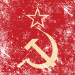 Communism CCCP - Soviet union retro flag