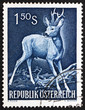 Photo: Postage stamp Austria 1959 Roe Deer, Capreolus Capreolus Postage stamp Austria 1959 Roe Deer, Capreolus Capreolus