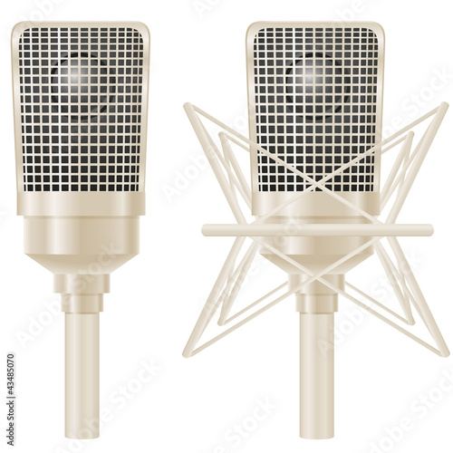 Ilustração: microphone illustration microphone illustration