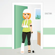 Injured Redhair Woman