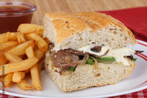 Photo: Roast Beef and Cheese Sandwich Roast Beef and Cheese Sandwich