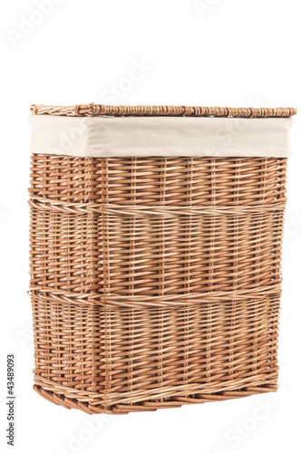 Photo: laundry basket made of rattan laundry basket made of rattan