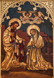 Foto: Brussels - Nativity paint on the wood from Saint Antoine church Brussels - Nativity paint on the wood from Saint Antoine church