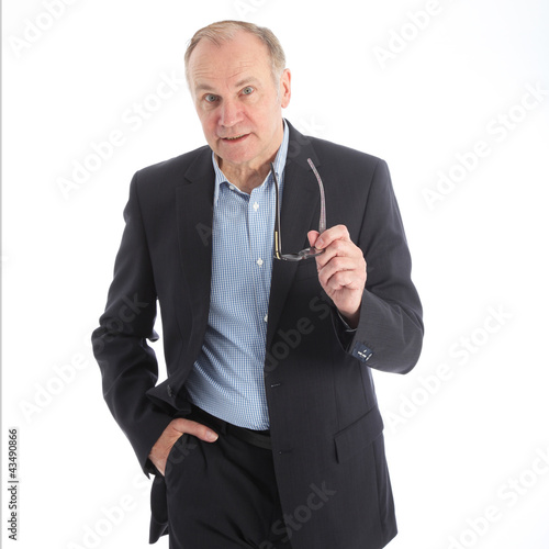 Photo: Assertive talkative businessman Assertive talkative businessman