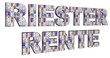 3D Geldschrift - RIESTERRENTE