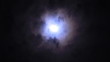 dark cloud and full moon moving