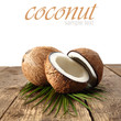 Photo: coconuts composition coconuts composition