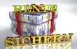 3D Geldgeschenk weiss - RENTE SICHERN