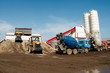Concrete-mixing plant