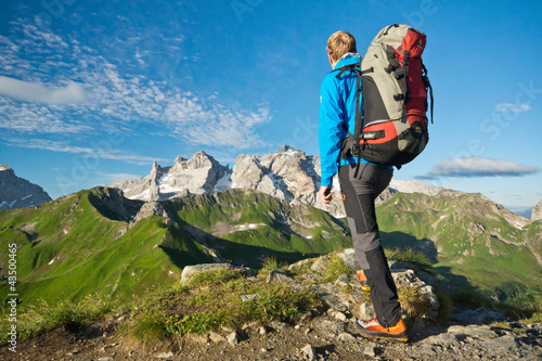 Photo: Wandern in den Alpen Wandern in den Alpen