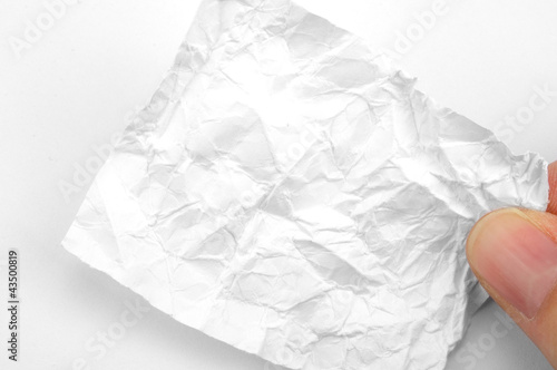 Foto: Zerknittertes Papier Zerknittertes Papier