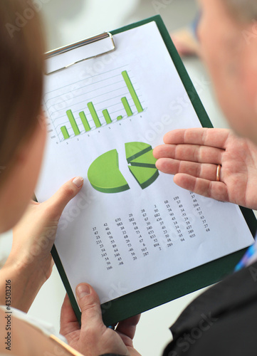 Photo: Stock market graphs monitoring Stock market graphs monitoring