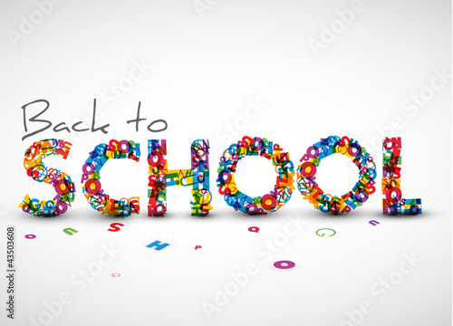 Vector: Back to school vector illustration Back to school vector illustration