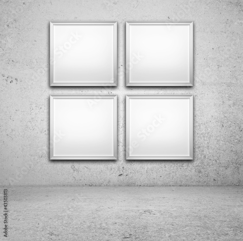 Photo: four blank frame four blank frame