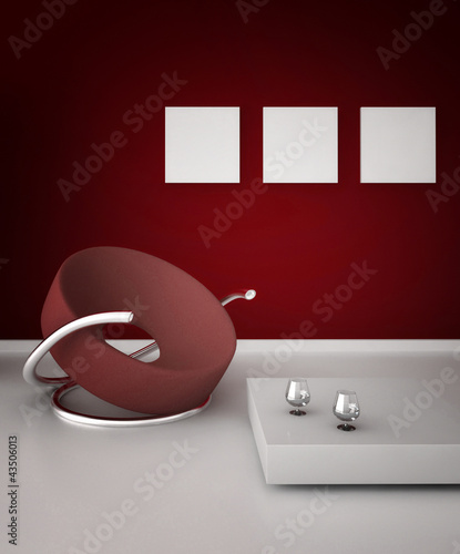 Illustration: Modern Design Lounge Chair | Interior Architecture Modern Design Lounge Chair | Interior Architecture