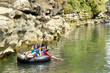 Photo: family on inflatable tube family on inflatable tube