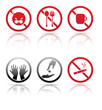 Fasting and Ramadan icon set