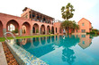 outside of building in Moroccan style