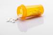 Pills and orange bottle
