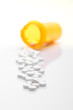 Pill bottle and pills