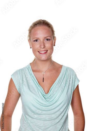 Foto: Junge, lächelnde Frau Junge, lächelnde Frau