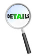 DETAILS MAGNIFYING GLASS cloud sphere ball words