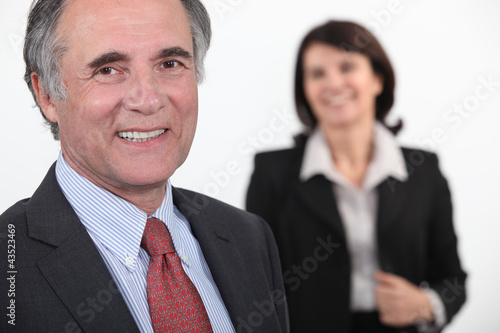 Photo: old businessman smiling old businessman smiling