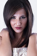 Foto: Beautiful brunette with serious face Beautiful brunette with serious face