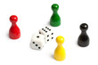 Photo: Vier Spielfiguren Vier Spielfiguren