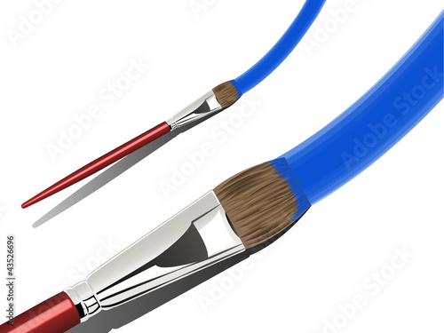 Vektor: Artist's Paint Brush Artist's Paint Brush