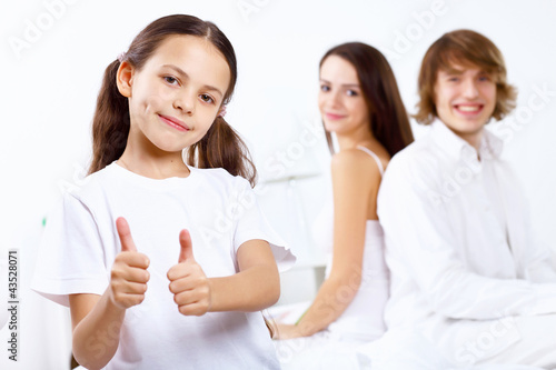 Photo: Family at home Family at home