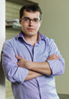 Photo: Self-employed man working at home Self-employed man working at home