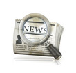 Vector: News Search, old-style vector isolated News Search, old-style vector isolated