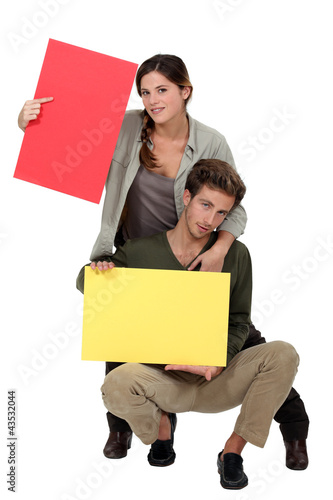 Photo: Red and yellow board Red and yellow board