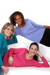 Portrait of young women sharing a flat